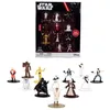 Image de Star Wars Set de 12 figurines métal 4 cm - Personnages : Dark Vador R2D2 C3PO Princesse Leia - Licence Officielle - Dès 3 ans