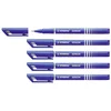 Image de STABILO Lot de 5 stylos feutre Fineliner Sensor pointe fine bleu