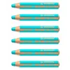 Image de Crayon de coloriage - STABILO woody 3in1 - crayon de couleur à l'unité - cyan
