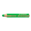 Image de Crayon de coloriage - STABILO woody 3in1 - crayon de couleur à l'unité - Vert foncé