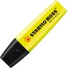 Image de STABILO surligneur "BOSS ORIGINAL", jaune pointe biseaut e, largeur de trac : 2,0 - 5,0 mm, ne s che pas m me s'il reste ouvert pendant 4 heures, encre rechargeable   base d'eau (70/24)