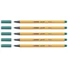Image de STABILO Lot de 5 Stylo-Feutres POINT 88 Pointe Fine 0,4 mm turquoise