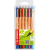 Image de STABILO Stylo feutre GREENpoint - Pochette x 6 stylos feutre pointe moyenne - Coloris assortis