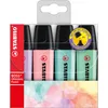 Image de STABILO BOSS ORIGINAL Pastel - Surligneur - Pochette x 4 surligneurs pastel - lilas, rose, turquoise, menthe