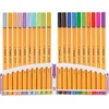 Image de STABILO Stylo feutre pointe fine point 88 - Etui ColorParade de 20 stylos feutres - Coloris assortis dont 10 pastel