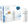 Image de Cartouches filtrantes BRITA Classic - Pack de 3 - Réduction de tartre chlore et impuretés - Blanc