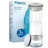Image de BRITA bouteille filtrante gris pastel (1,3 L), 1 filtre MicroDisc inclus - Réduit** certains PFAS***, le chlore, des particules fines