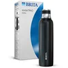 Image de BRITA Bouteille en acier inoxydable noire pour sodaTRIO 1L - isotherme avec bouchon en silicone antidérapant