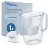 Image de Carafe filtrante BRITA - Style Essential Blanche - Capacité 24L dont 14L deau filtrée - 1 filtre Maxtra Pro Pure performance