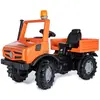 Image de Rolly Toys Unimog 038237 Voiture à pédale, Service à partir de 3 Ans, à Conduire soi-même, avec pneus Silencieux et feu Clignotant, Voiture à pédale, à partir de 3