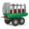 Image de Rolly Toys - 12 215 8 - Remorque - Rollytimber Trailer - Transport De Bois - Deux Essieux