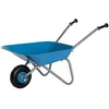 Image de Rolly Toys Brouette pour enfants (Couleur bleue/argent, brouette de jardin en métal, jouet pour enfants de 2,5 ans et plus, capacité de charge jusqu'à 25 kg, outil de jardin bleu clair pour enfants)