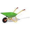 Image de Rolly Toys Brouette pour enfants (couleur jaune/vert, brouette de jardin, brouette en métal, jouet pour enfants à partir de 2,5 ans, supportant jusqu'à 25 kg, outils de jardin pour enfants) 271900