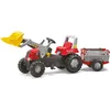 Image de Rolly Toys - 81 139 7 - Tracteur À Pédales - Rollyjunior RT + Remorque + Pelle Avant