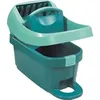 Image de Seau essoreur à roulettes Leifheit Profi XL Mobile 55076 essore-housse mobile de 8 L compatible avec lave-sol serpillère Profi XL