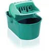 Image de Seau essoreur Leifheit Profi Compact 55080 essore-housse de 8 L compatible avec lave-sol serpillère Leifheit Profi XL turquoise
