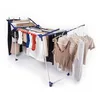 Image de Leifheit Séchoir à Linge Pegasus 200 Solid Deluxe Mobile, Étendoir à Linge Pliable pour extérieur et intérieur, Séchoir sur Pied 20 m avec cintres