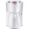 Image de Melitta Cafetière à Filtre avec Verseuse Isotherme, Sélecteur d’Arôme, Look Therm Selection, Blanc/Acier Brossé, 1011-11