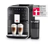 Image de Melitta Barista T Smart Noire, Machine à Café à Grains avec Broyeur et Réservoir à Lait, Système One Touch, Mode 1 à 2 Tasses, Cafetière Connectée, Écran Couleur TFT, F850-102