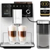 Image de Melitta CI Touch Argent, Machine à Café à Grain avec Broyeur à Double Bac à Grains, Silencieuse, Fonction de Mémorisation My Coffee, Mode 1 à 2 Tasses, F630-101,1400W