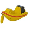 Image de Simba 109252135 - Sam Le Pompier - Bateau à remonter Neptune - avec Cordon de Serrage - 13 cm