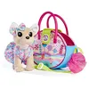 Image de Simba 105890001 Chichi Love Sweet Candy Chien en Peluche, avec Sac à Bonbons et Pendentif Surprise, avec bandoulière, 20 cm, à partir de 5 Ans