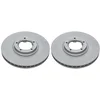 Image de ATE 2x Disque de frein avant ventilé 24.0124-0132.1 Compatible avec: FORD TRANSIT Bus, TRANSIT Kasten, TRANSIT Pritsche/Fahrgestell, TRANSIT TOURNEO Bus