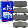 Image de ATE Plaquettes de freins Avant préparé pour l'indicateur d'usure contact de signal d'usure exclu Épaisseur 17,4mm 13.0460-4984.2 Compatible avec MERCEDES-BENZ Classe ML W163 Classe S Berline W221