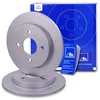 Image de ATE 2x Disque de frein arrière plein 24.0110-0115.1 Compatible avec: FORD FIESTA V, FIESTA VI, FOCUS I, FOCUS I Kasten/Kombi, FOCUS I Stufenheck, FOCUS I Turnier, SCORPIO II, SIERRA I Schrägheck