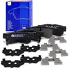 Image de ATE Plaquettes de freins Arrière avec indicateur d'usure Épaisseur 14,4mm avec accessoires 13.0460-5833.2 Compatible avec HYUNDAI GETZ TB, KIA SPORTAGE JE, KM