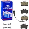 Image de ATE Plaquettes de freins Arrière contact de signal d'usure inclus Épaisseur 17,2mm 13.0460-2877.2 Compatible avec SEAT Ibiza III 3/5 portes 6L, VW Polo IV 3/5 portes 9N, 9A Lupo/Lupo 3L 6X1, 6E1