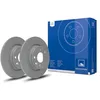 Image de ATE 2x Disque de frein plein avant 24.0112-0171.1 Compatible avec: DACIA LOGAN, LOGAN II, SANDERO, SANDERO II, RENAULT LOGAN I, LOGAN I Kombi, LOGAN/STEPWAY II, SANDERO/STEPWAY I, TWINGO I