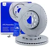 Image de ATE 2x Disque de frein Power Disc ventilé à l'avant 24.0325-0105.1 Compatible avec: AUDI 100 C4 Avant (4A5), AUDI 100 C4 Stufenheck (4A2), AUDI A4 B5 (8D2), AUDI A4 B5 Avant (8D5), AUDI A4 B6 (8E2)