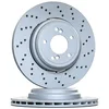 Image de ATE 24.0124-0232.2 Disque de frein Arrière droit Ø350,0mm Hauteur: 66,5mm Épaisseur: 24,0mm Cercle de percage -Ø: 120,0mm disque de frein à deux pièces perforé/ventilé de l'intérieur
