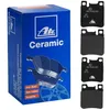 Image de ATE Plaquettes de freins Arrière non préparé pour l'indicateur d'usure contact de signal d'usure exclu Épaisseur 15,1mm 13.0470-4044.2 Compatible avec VOLVO V70 I 875, 876 S70 874 C70 I Cabriolet 873
