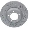 Image de ATE 24.0134-0106.1 Disque de frein Avant droit Ø350,0mm Hauteur: 67,5mm Épaisseur: 34,0mm Cercle de percage -Ø: 130,0mm perforé/ventilé de l'intérieur Compatible avec PORSCHE 911 997