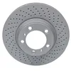Image de ATE 24.0134-0112.1 Disque de frein Avant droit Ø330,0mm Hauteur: 69,5mm Épaisseur: 34,0mm Cercle de percage -Ø: 130,0mm perforé/ventilé de l'intérieur Compatible avec PORSCHE 911 991 718 CAYMAN 982
