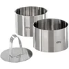 Image de GEFU GE12160 Set de 2 Emporte-Pièces Acier Inoxydable Inox 10,19 x 8,6 x 12,6 cm