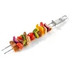 Image de GEFU GE15420 Twinco Brochette Double Barbecue Acier Inoxydable Inox 32 x 2 x 2 cm Set de 2 Pièces