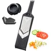 Image de Gefu 50441 Rabot julienne, Argent/Noir