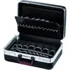 Image de Valise rigide l.460xP190xH310mm double aluminium 27 l X-ABS-plastique panneau po