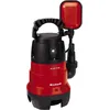 Image de Einhell Pompe d’évacuation pour eaux chargées GH-DP 3730 (370 W, Profondeur d'immersion 5 m, Câble d alimentation 10 m, Avec flotteur, Turbine en inox anticorrosion, Enroulement du câble), Rouge