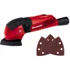 Image de Einhell Ponceuse delta TC-DS 19 (190 W, Dimensions de la feuille : 90x90x90 mm, Système auto-agrippant, Livré avec adaptateur pour aspiration et 3 feuilles abrasives)