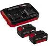 Image de Einhell PXC-Kit de démarrage 2x 4,0Ah & Twincharger Kit