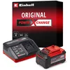 Image de Einhell Original Einhell Starter Kit 5,2 Ah Power X-Change (Li-ION, 18 V, 1 Batterie 5,2 Ah et Chargeur, Compatible avec Tous Les appareils Power X-Change)