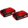 Image de Einhell Pack double de batteries 18V 4Ah PXC