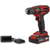 Image de Einhell Perceuse Visseuse sans fil TC-CD 18/35-2 Li (1x1,5 Ah) Power X-Change (18V, couple 35 Nm, Mandrin 10mm) Livré avec 1 Batterie 1,5 Ah et un Chargeur