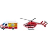 Image de SUPER Mercedes-Benz ambulance et hélicoptère, Modèle réduit de voiture