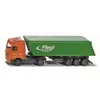 Image de siku 1796 - Camion avec benne basculante et toit, 1:87, Vert/OrangeMétal/Plastique, Bâche de toit amovible Pour Semi-remorque