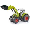 Image de siku 1979, Tracteur Claas Axion 850 avec chargeur frontal, 1:50, Métal/Plastique, Vert, Pelle mobile, Attelage arrière, combinable avec remorques siku sur la même échelle